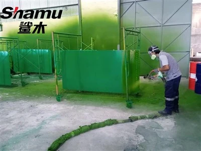 Aerosol elastomérico-sobre revestimiento protector de poliurea para revestimientos de tanques de agua